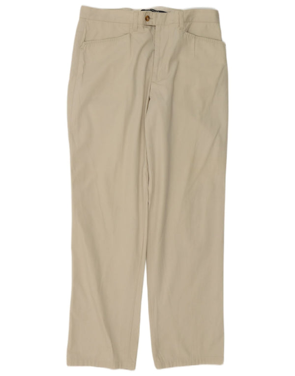 Pantaloni casual dritti da uomo Brooksfield IT 50 Large W34 L32 Cotone beige