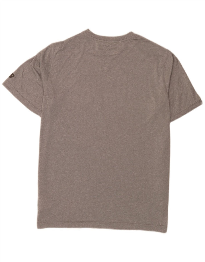 T-shirt grafica da uomo New Balance Top XL poliestere grigio