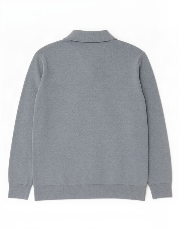 Maglione da uomo Marks & Spencer con collo alto, grande cotone blu