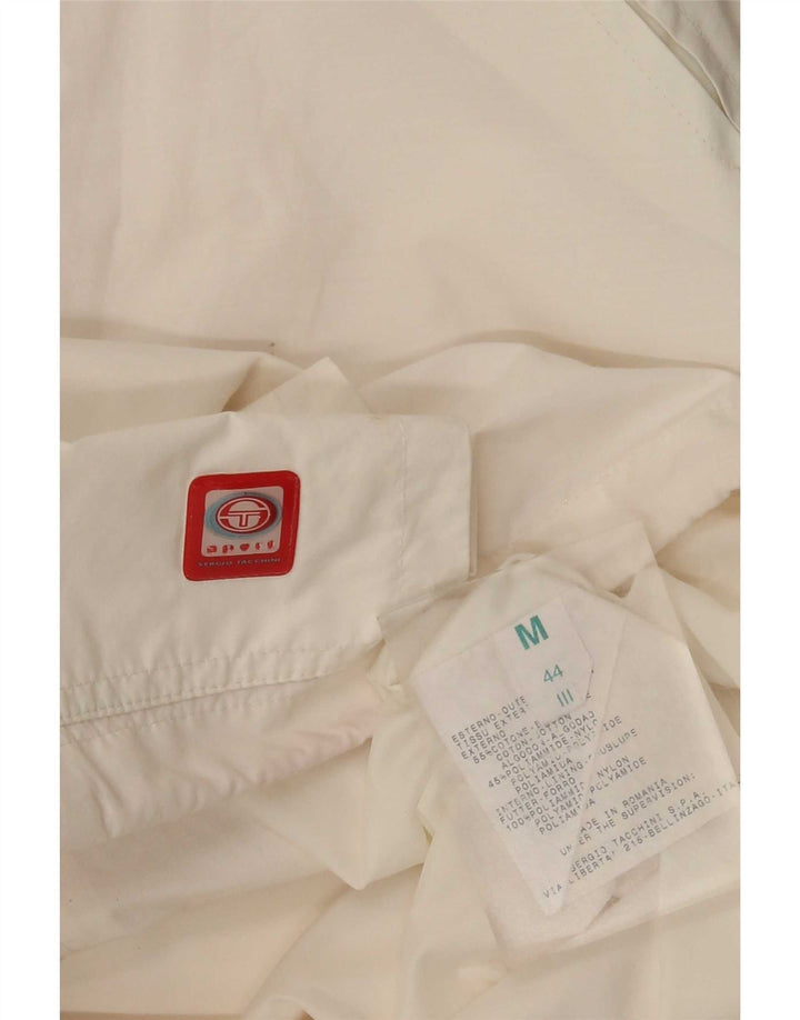 Giacca a vento da donna Sergio Tacchini UK 14 cotone bianco medio