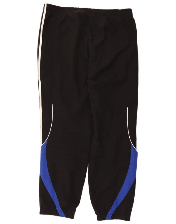 Pantaloni da tuta da uomo Adidas Joggers UK 44/46 Large Nero Colourblock