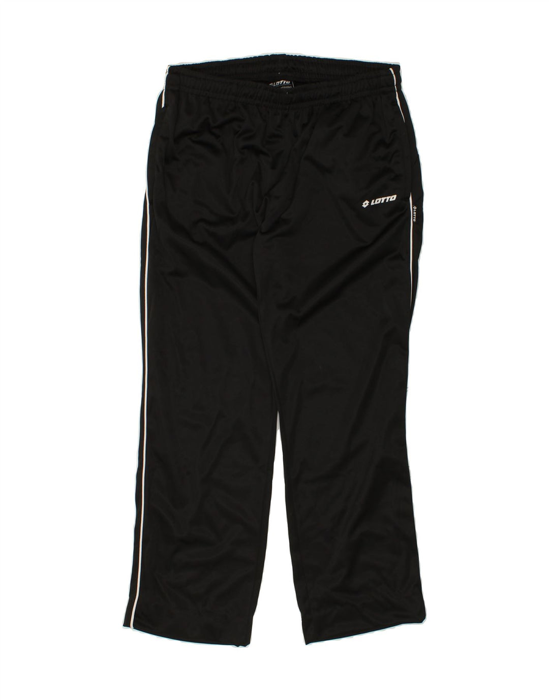 LOTTO Mens Tracksuit Trousers XL Black Polyester Vintage Lotto and Second-Hand Lotto from Messina Hembry 