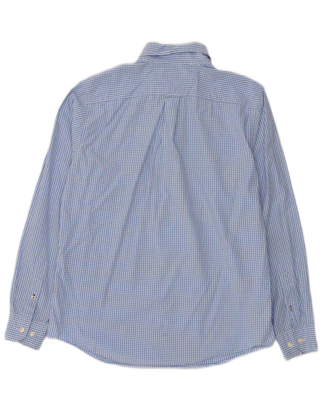 Camicia da uomo Nautica piccola in cotone a quadretti blu