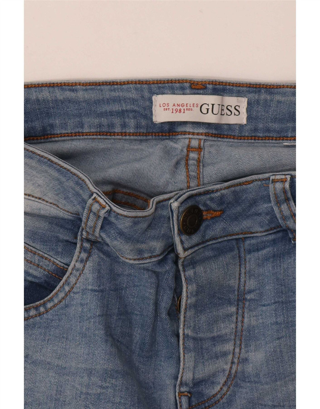 Guess Jeans crop slim da donna W30 L26 Blu