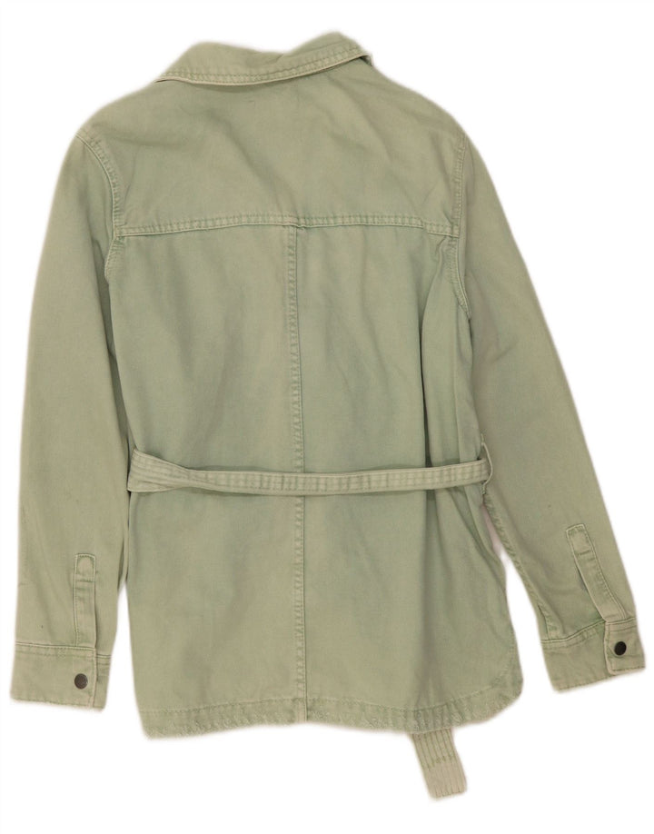 Giacca di jeans oversize da donna Zara UK 6 XS Verde