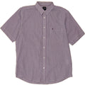 JAMES PRINGLE Mens Short Sleeve Shirt Large Purple Check Cotton Vintage James Pringle and Second-Hand James Pringle from Messina Hembry 