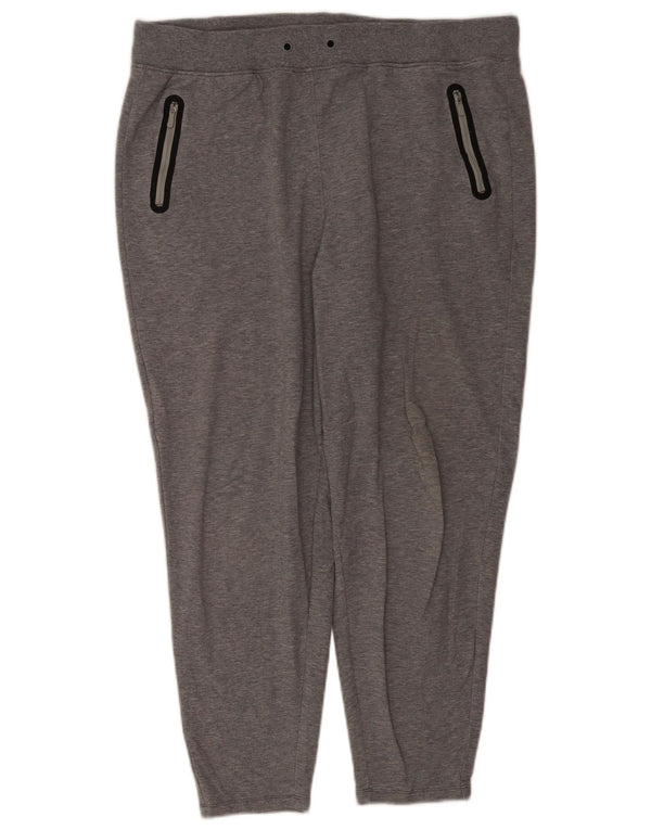 Pantaloni da tuta da donna Marks & Spencer Joggers UK 16 Large Grigio Cotone