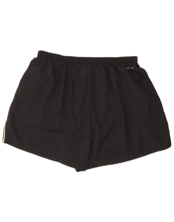 Pantaloncini sportivi da uomo Nike 2XL Poliestere color block nero