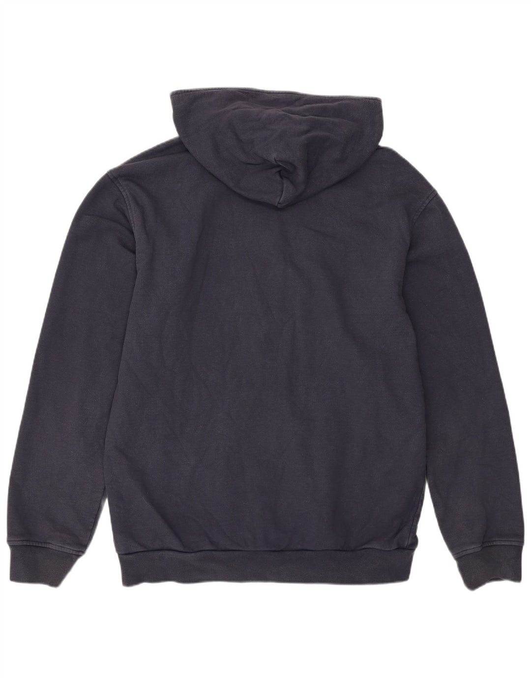 Felpa con cappuccio da uomo Adidas media in cotone blu navy