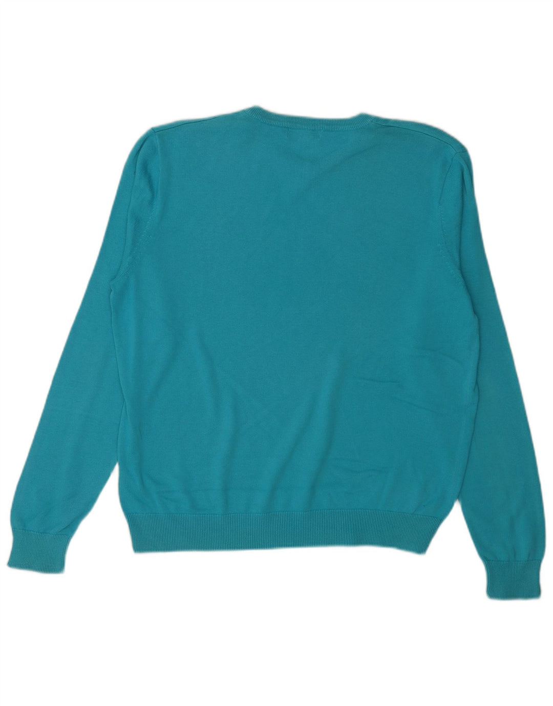 Lyle & Scott Maglione da uomo con scollo a V XL in cotone blu