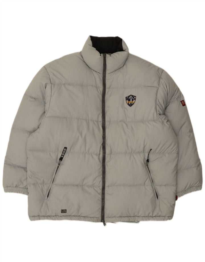 Giacca imbottita da uomo XS Exes UK 42 XL Poliestere grigio