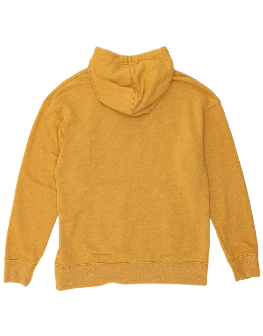 Felpa con cappuccio grafica Nike da uomo in cotone giallo medio