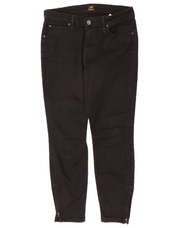 Jeans slim cropped Lee da donna Scarlett W30 L25 cotone nero