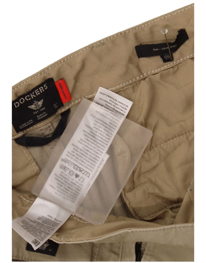 Pantaloni chino slim da donna Dockers W29 L29 in cotone beige