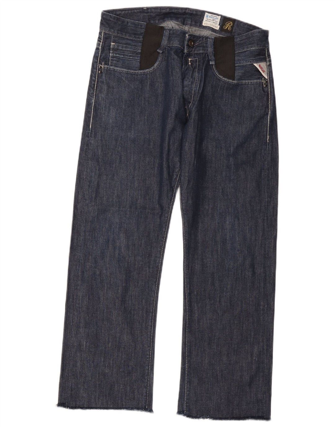 Jeans dritti da uomo Replay W34 L28 blu navy