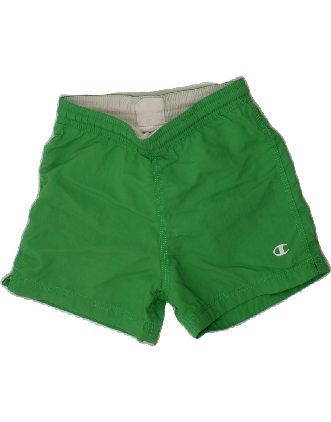 CHAMPION Boys Sport Shorts 3-4 Years 2XS Green Polyester Vintage Champion and Second-Hand Champion from Messina Hembry 