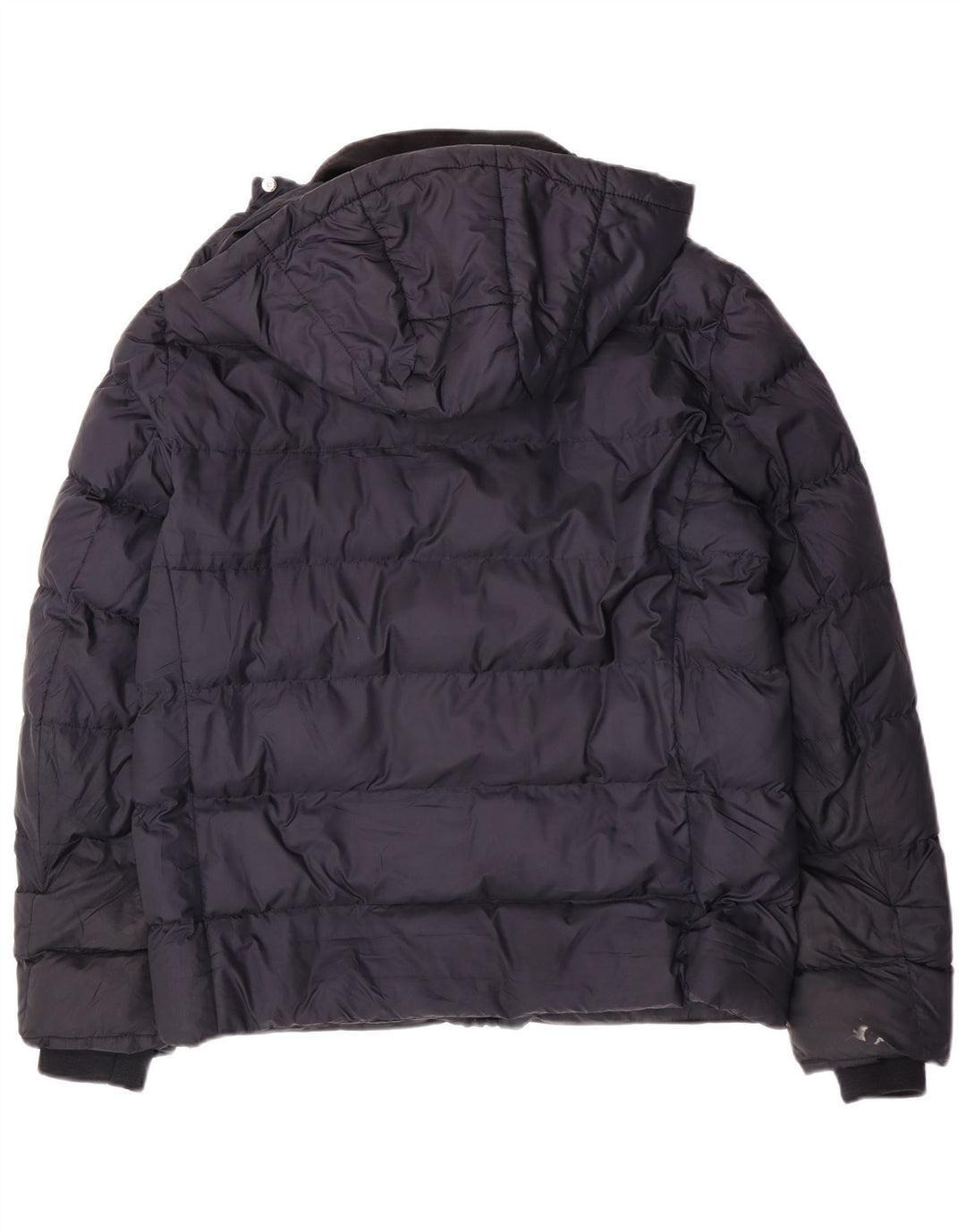 Giacca imbottita con cappuccio da uomo Reiss UK 40 Large in poliestere color block blu navy