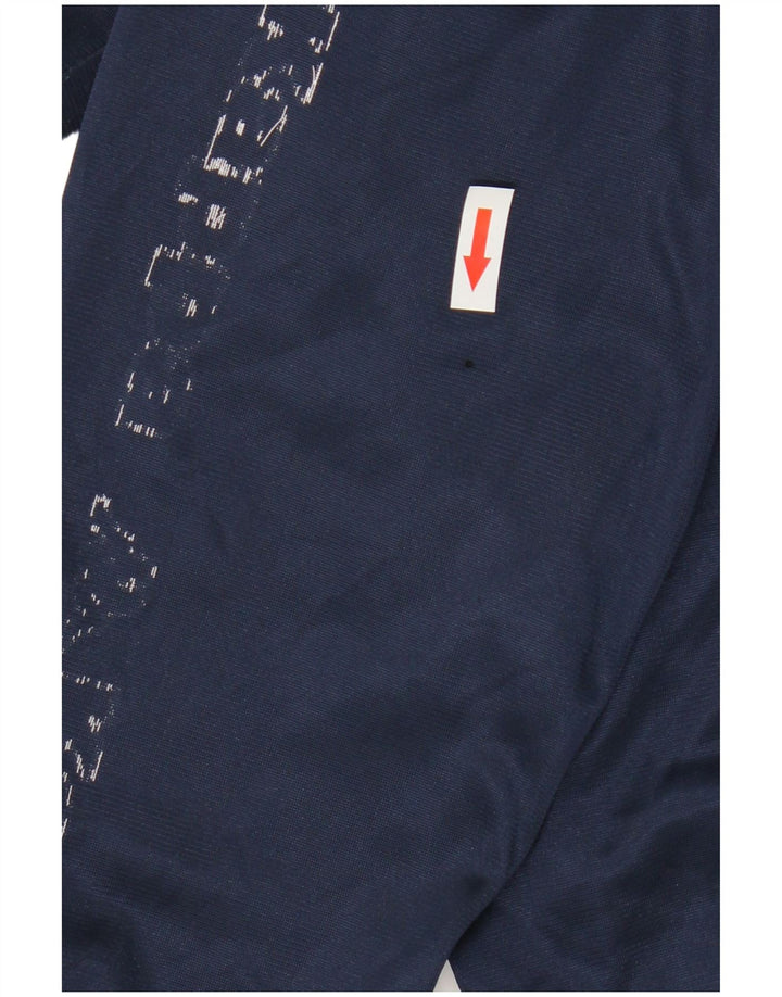Giacca da tuta grafica da uomo Kappa 2XL poliestere blu navy