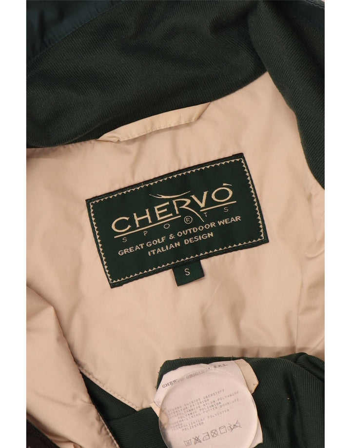 Giacca a vento grafica da uomo Chervo UK 36 Small Green Colourblock