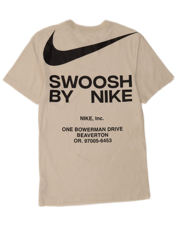 T-shirt grafica da uomo Nike Top XS in cotone bianco