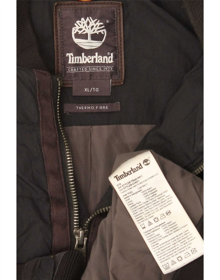 Giacca imbottita da uomo Timberland UK 42 XL nylon nero
