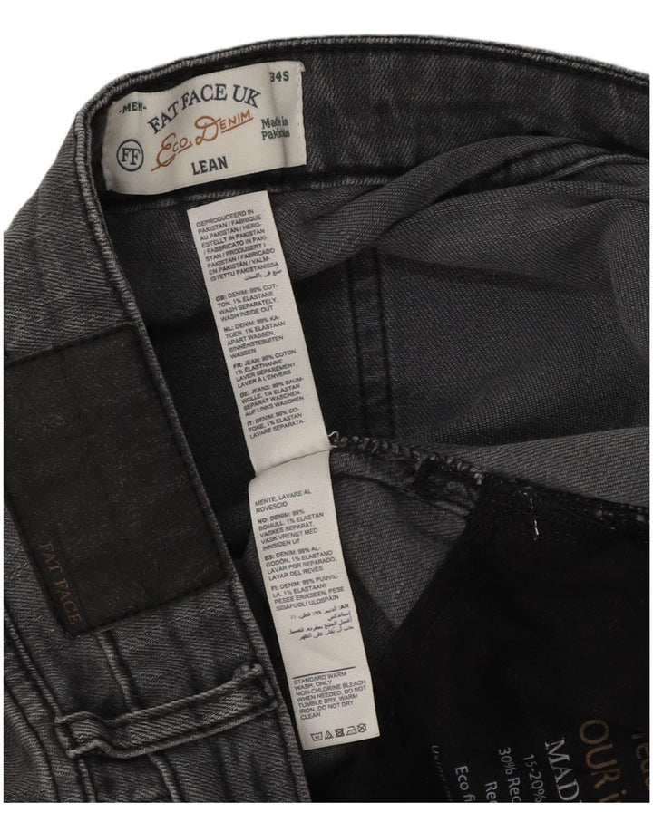 Jeans slim da uomo Fat Face W34 L30 cotone grigio