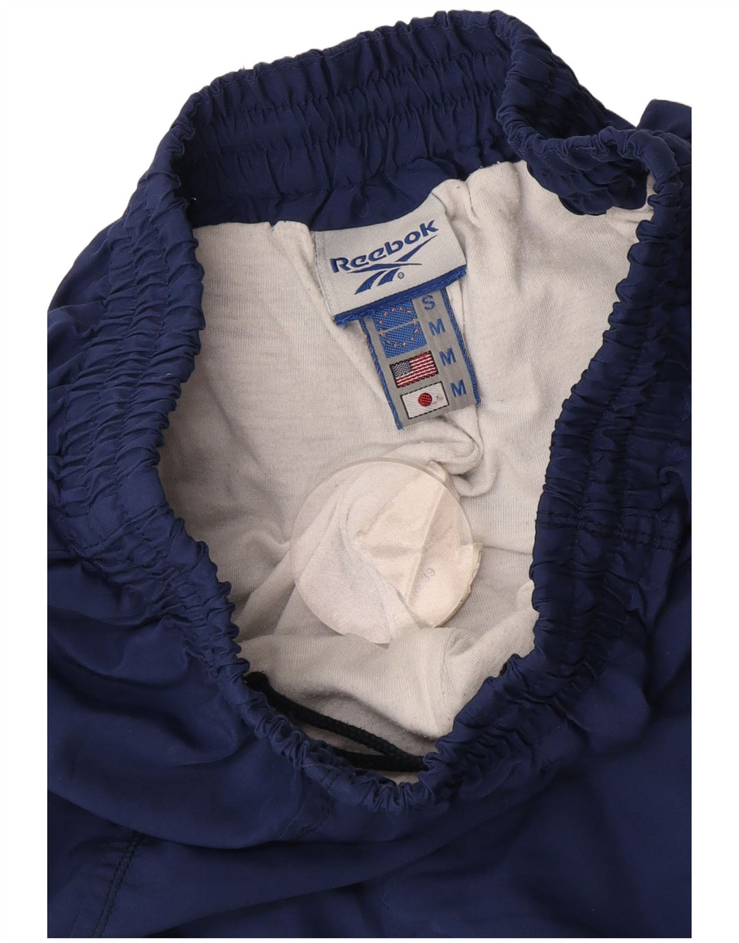 Pantaloni da tuta da donna Reebok UK 12 Medium Blu Navy Poliestere