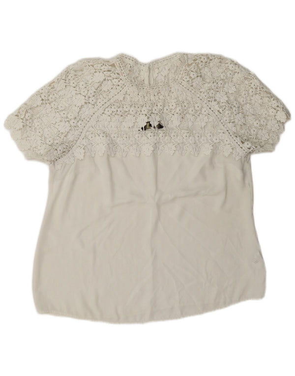 Camicetta da donna Lipsy Top UK 16 Large Poliestere bianco