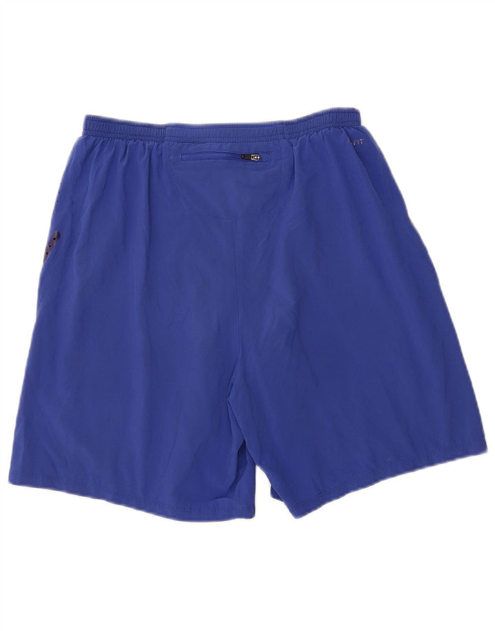 Pantaloncini sportivi Nike Dri Fit da uomo in poliestere blu medio