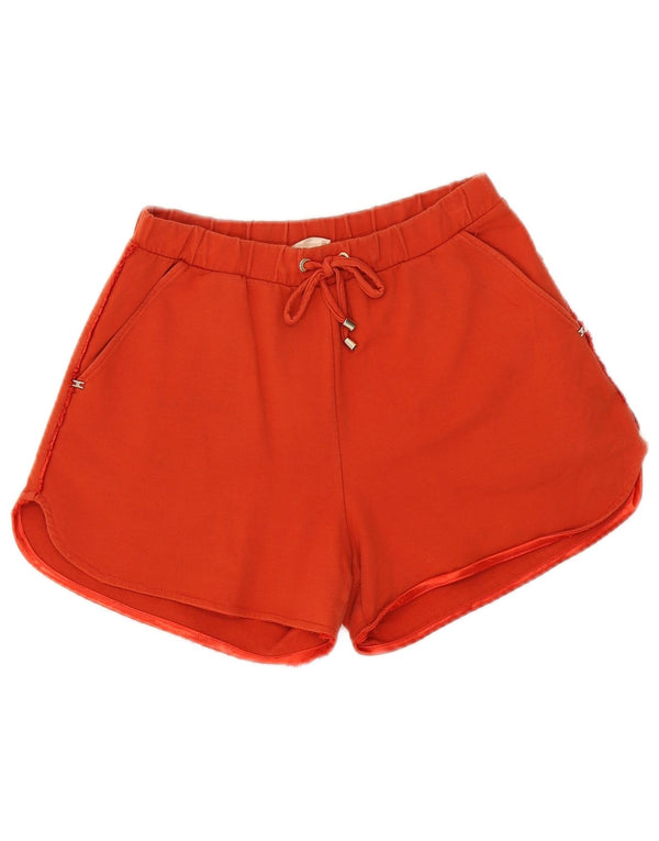 Pantaloncini sportivi grafici da donna Elisabetta Franchi UK 10 Small Orange