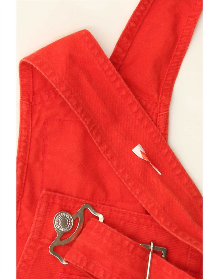 Levi's Salopette da donna Pantaloncini di jeans Grandi W36 Cotone rosso
