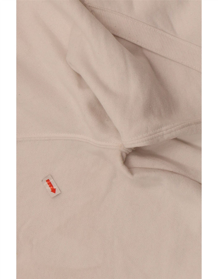 Felpa con cappuccio grafica da uomo Champion, grande, poliestere bianco