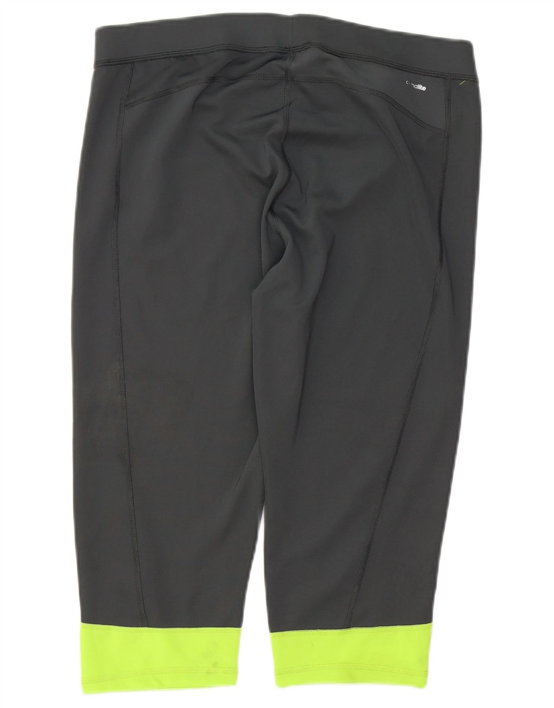 Leggings ADIDAS da donna Climalite Capri UK 20/22 XL Blocco di colore grigio