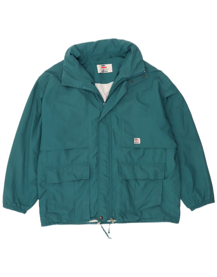 Giacca a vento con cappuccio da uomo Elho UK 42 XL Blu