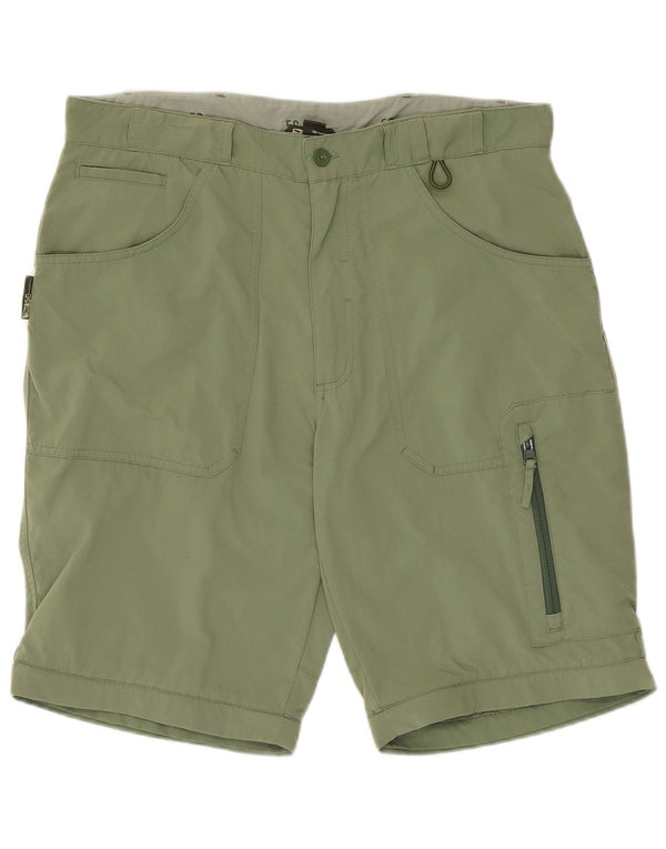 Pantaloncini cargo vintage da uomo grandi W34 verdi