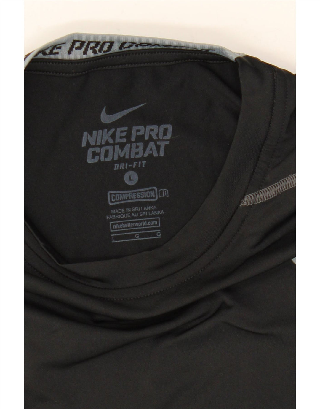 T-shirt grafica NIKE Dri Fit da uomo, grande, nera