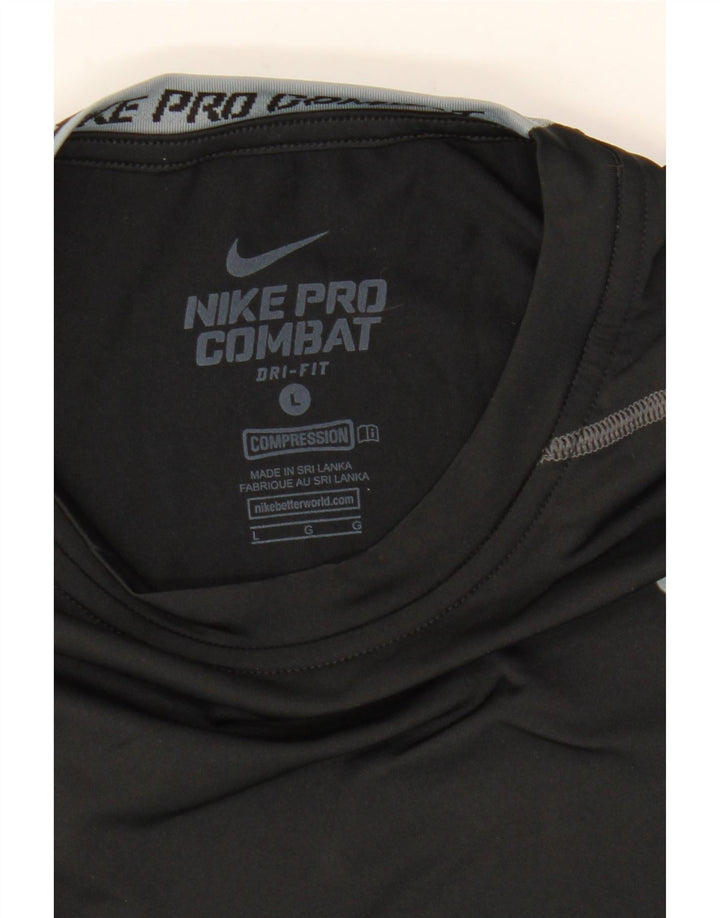 T-shirt grafica NIKE Dri Fit da uomo, grande, nera