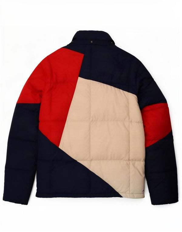 Tommy Hilfiger Mens Padded Jacket UK 42 XL Multicoloured Colourblock
