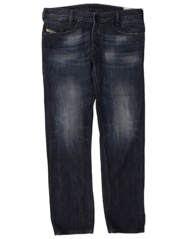 Jeans da uomo Diesel Iakop slim affusolati W34 L30 Blu Navy