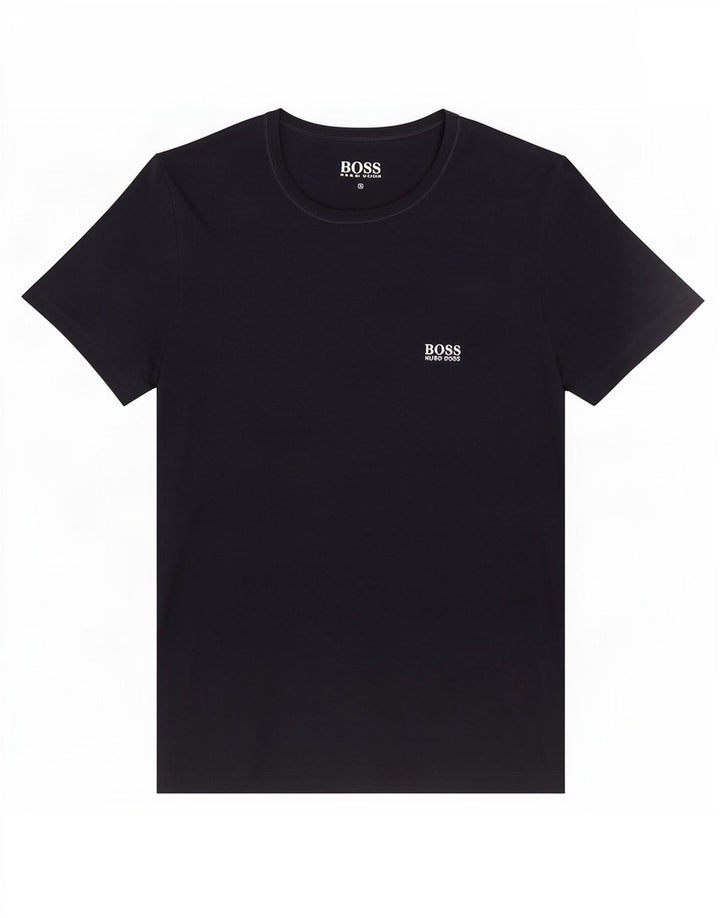T-shirt da uomo Hugo Boss Top Small in cotone blu navy