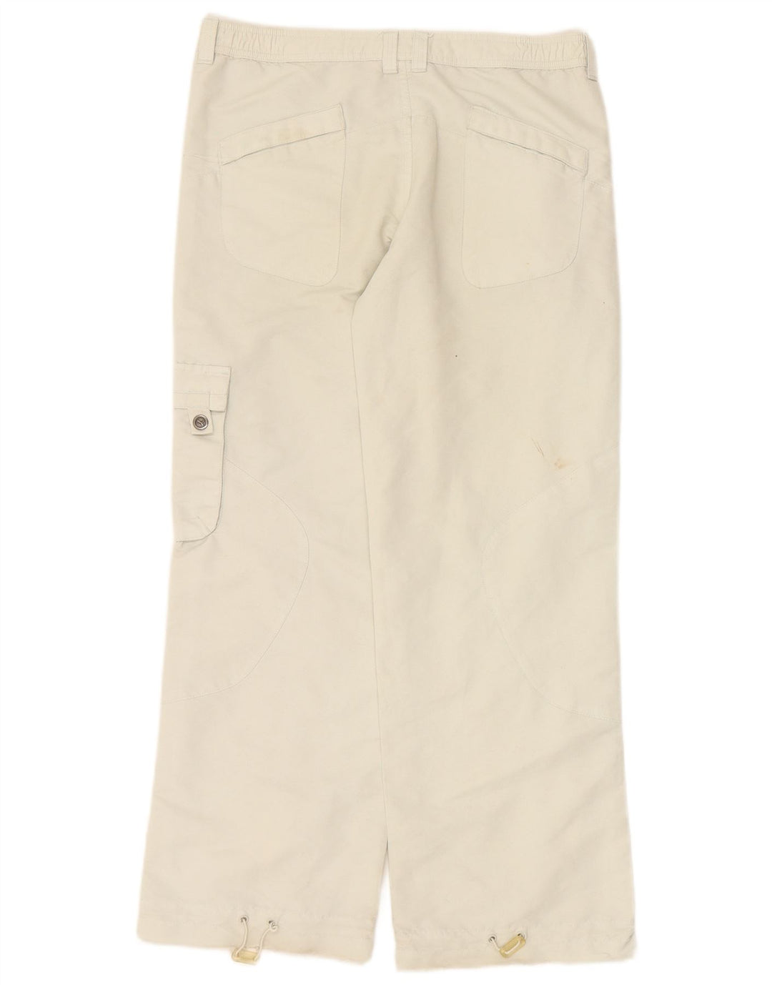 PUMA Boys Straight Cargo Trousers 11-12 Years W30 L26 White Polyester