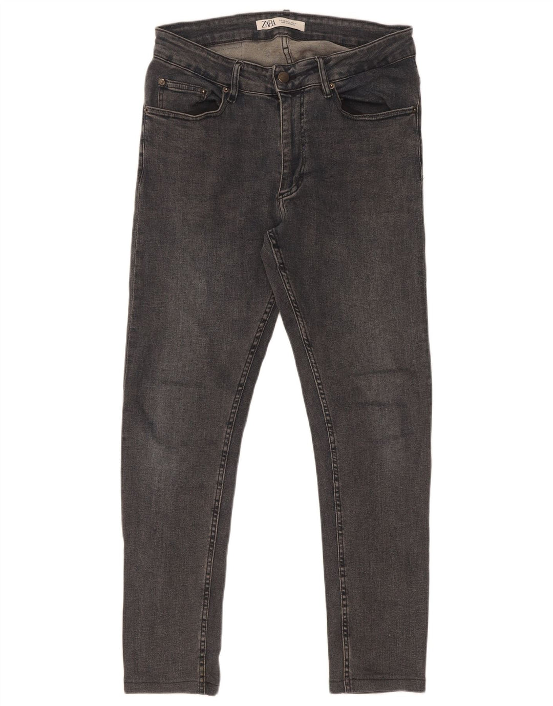 Jeans skinny da uomo Zara EU 40 medio W31 L29 grigio