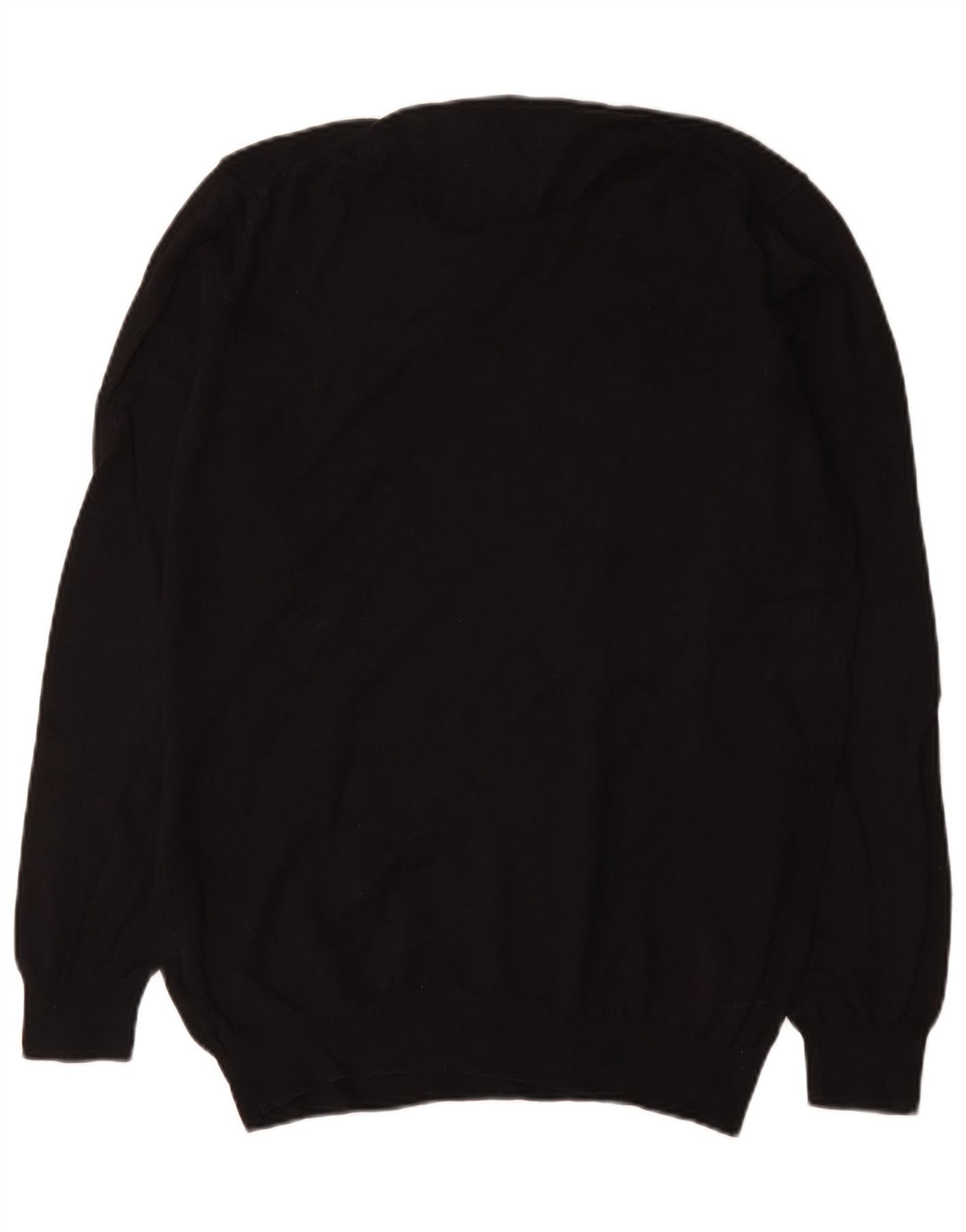 Maglione maglione girocollo da uomo Zara XL in cotone nero
