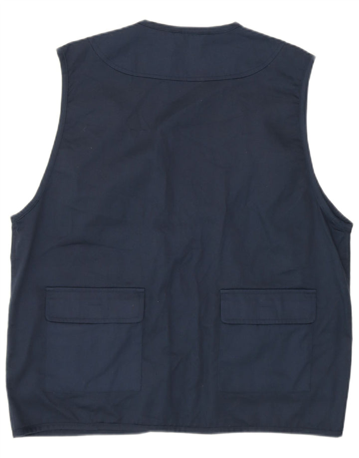 Gilet pratico da uomo Passport UK 38 medio poliestere blu navy