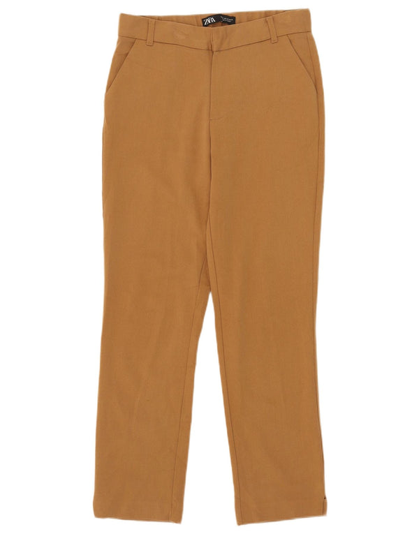 Pantaloni chino slim da donna Zara XS W24 L26 Beige