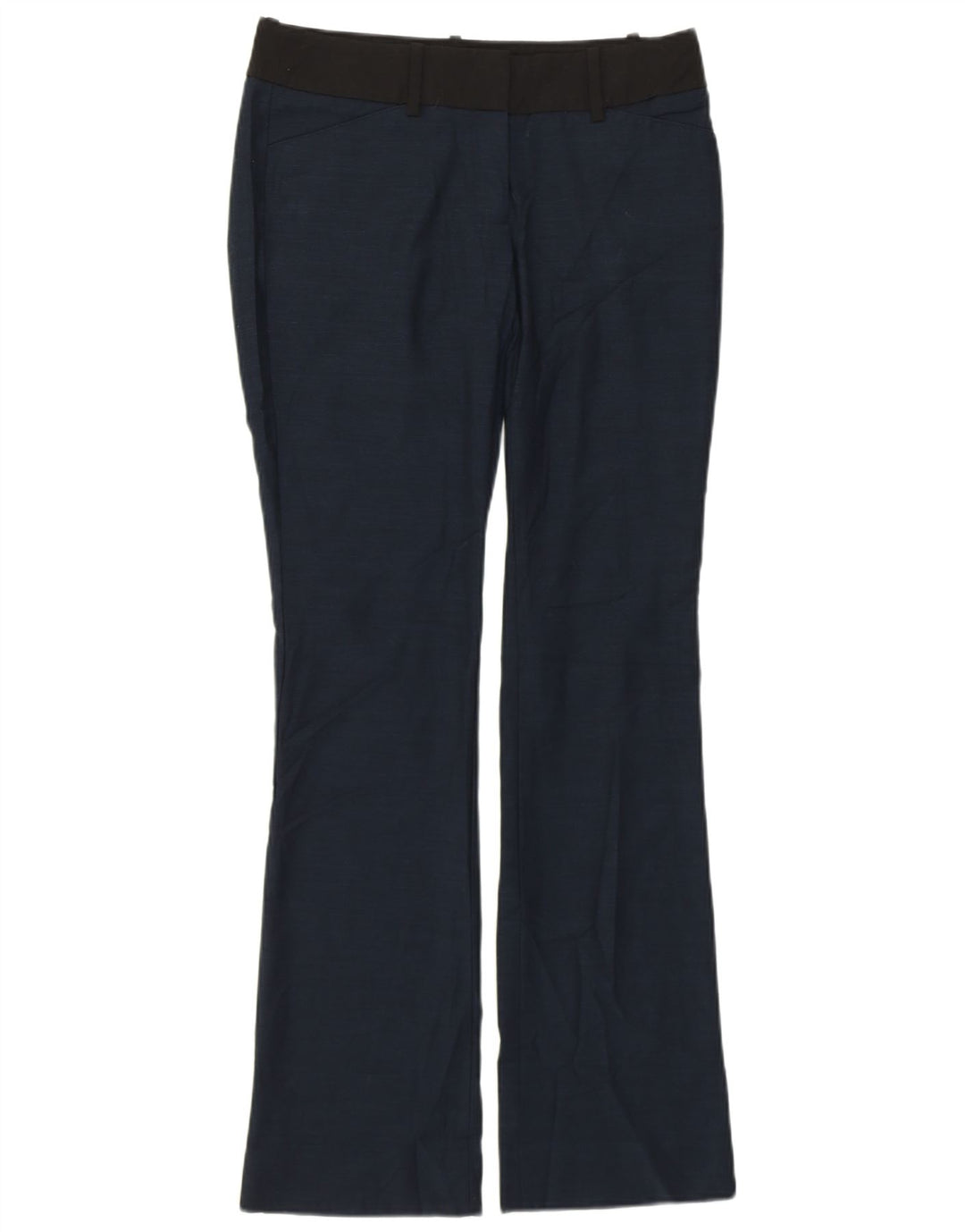Pantaloni casual da donna MOSSIMO Bootcut US 2 XS W29 L31 poliestere blu navy