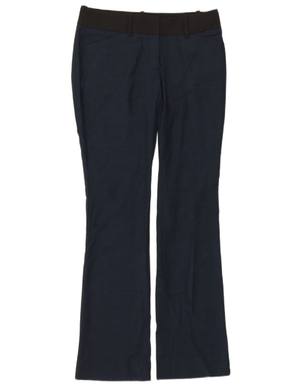 Pantaloni casual da donna MOSSIMO Bootcut US 2 XS W29 L31 poliestere blu navy