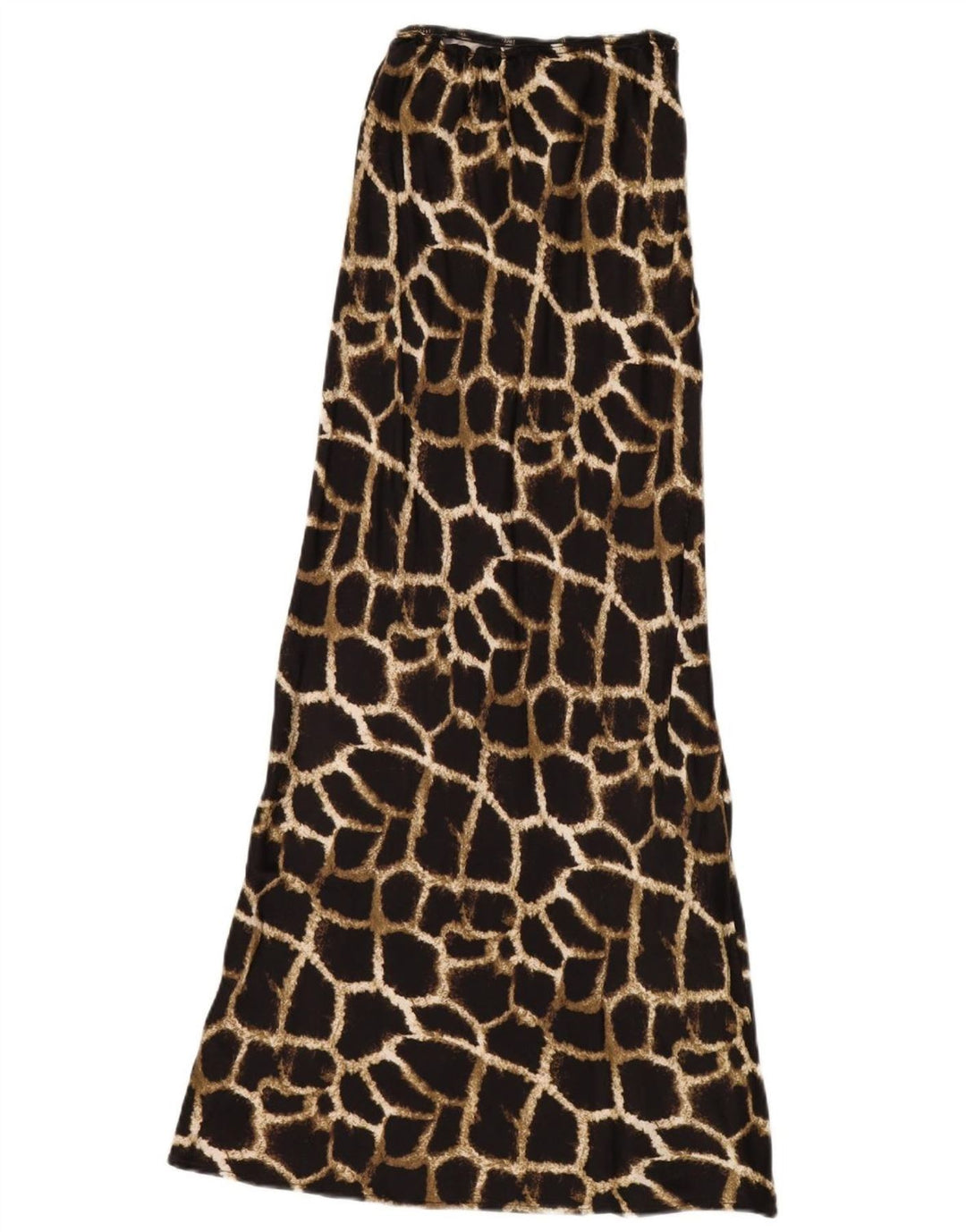 TOPSHOP Gonna lunga da donna UK 6 XS W24 Viscosa con stampa animalier marrone