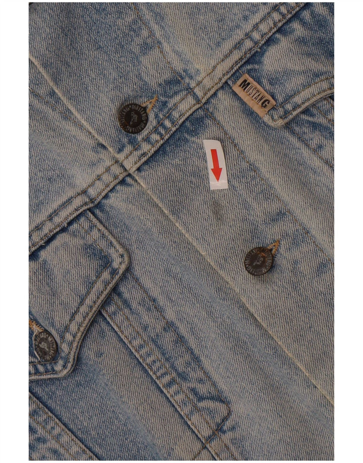 Giacca di jeans da uomo Mustang UK 40 grande blu