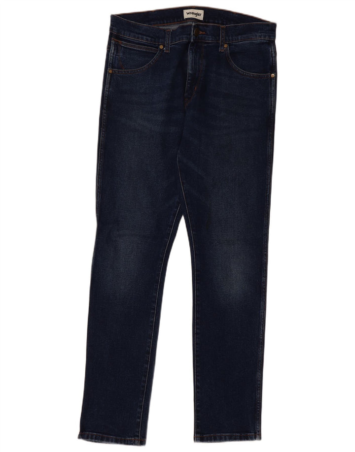 Jeans Wrangler Larston Slim da donna W32 L34 cotone blu navy